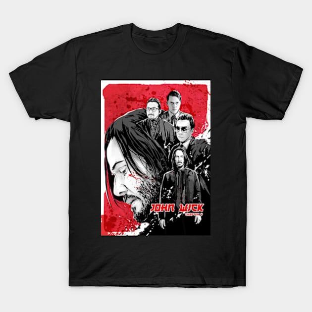 John Wick Movie, John Wick Art, John Wick Chapter 4 T-Shirt by IchiVicius